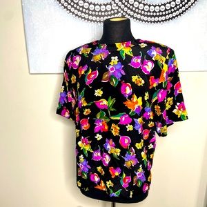 1980’s Vintage silk blouse